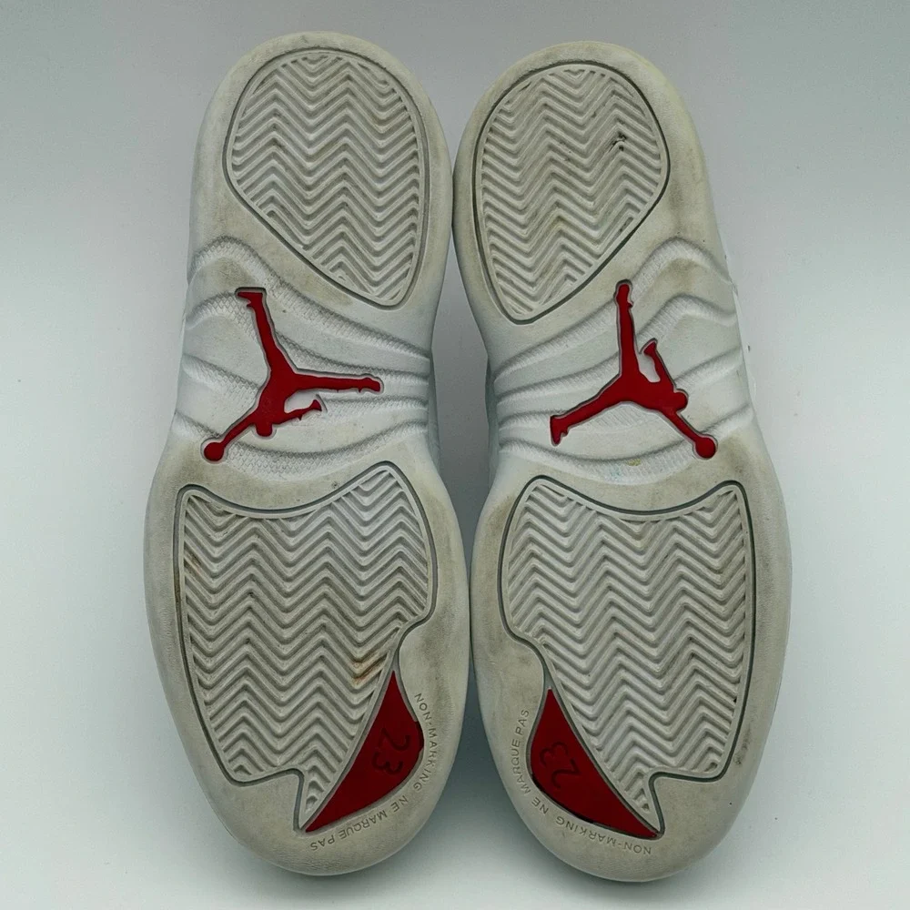 Jordan‎ 12 Retro FIBA White University Red 151186-107 Size 2.5Y
